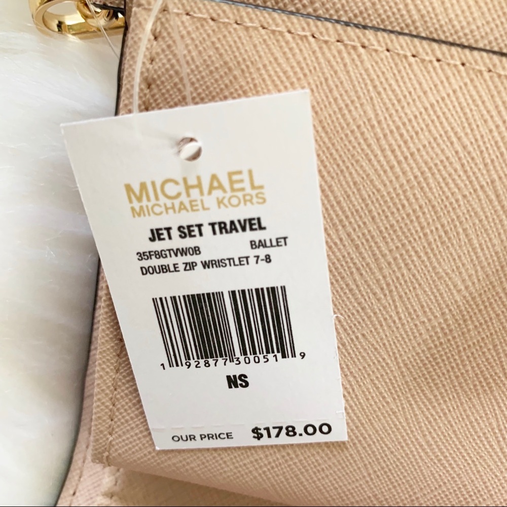 Michael kors double zip wristlet ballet wallet new - Picture 5 of 5